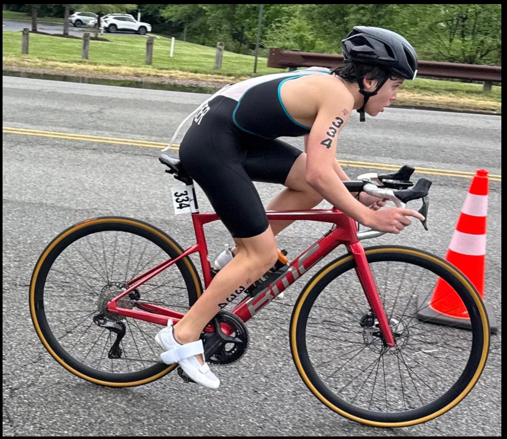Jeune triathlète